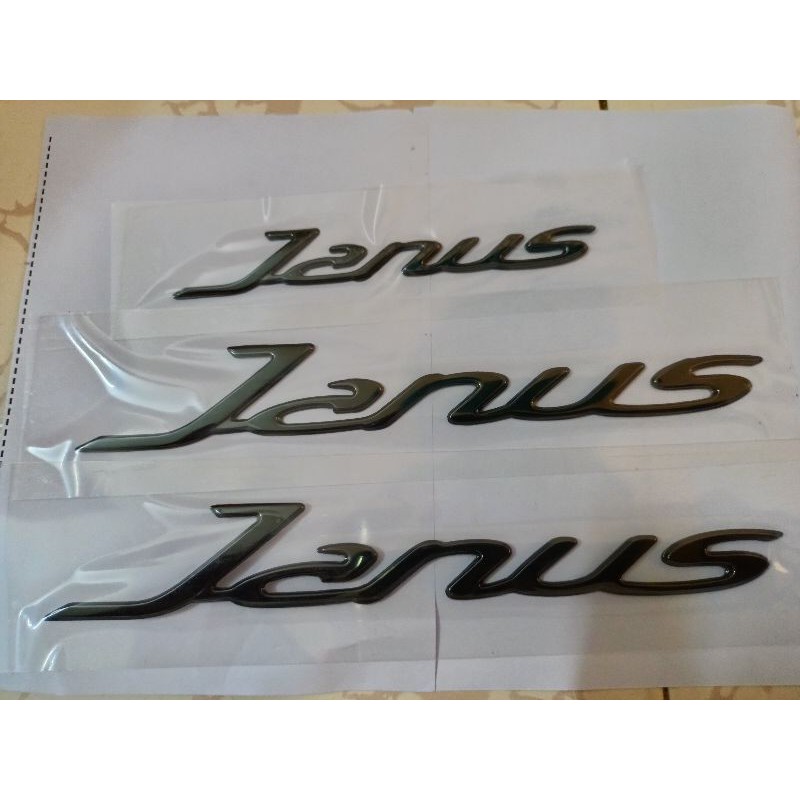 Bộ tem nổi Janus màu đen new hàng nhập Thái Lan