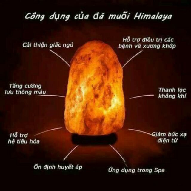 Đèn đá muối Himalaya trọng lượng 6kg