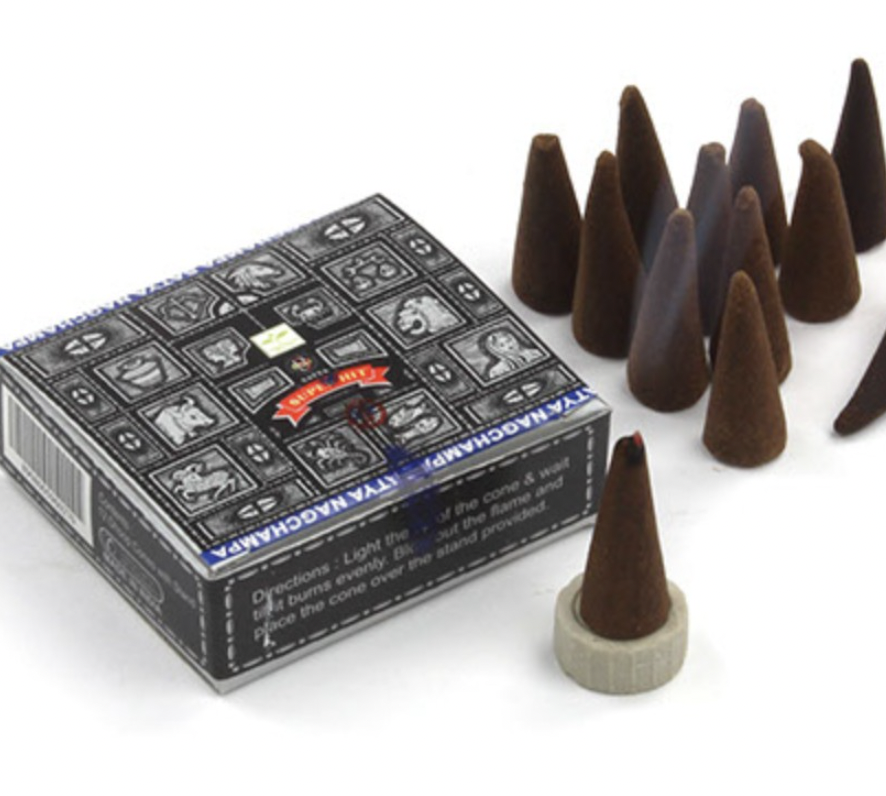 Nụ Nhang Trầm Ấn Độ (Satya Dhoop Incense Cones) l XÔ THƠM THANH TẨY