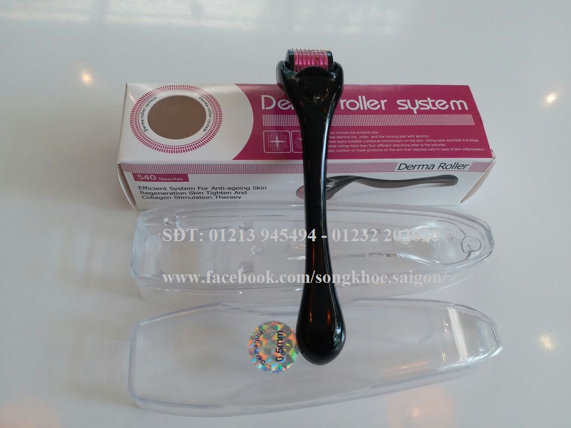[HCM]Lăn kim mặt Derma Roller DRS 540 kim