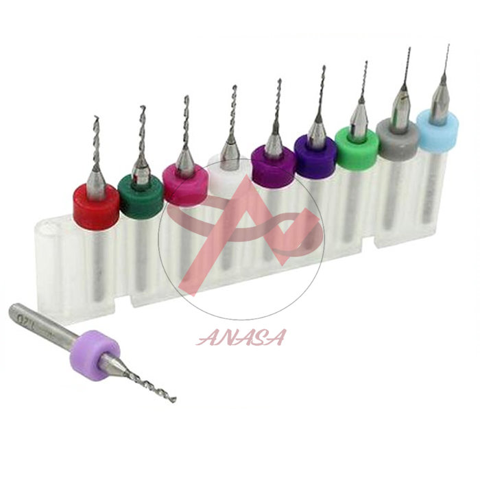 Combo 5 Mũi Khoan CNC (Gồm 1 Mũi 0.3mm, 0.4mm, 0.5mm, 0.6mm, 0.7mm)