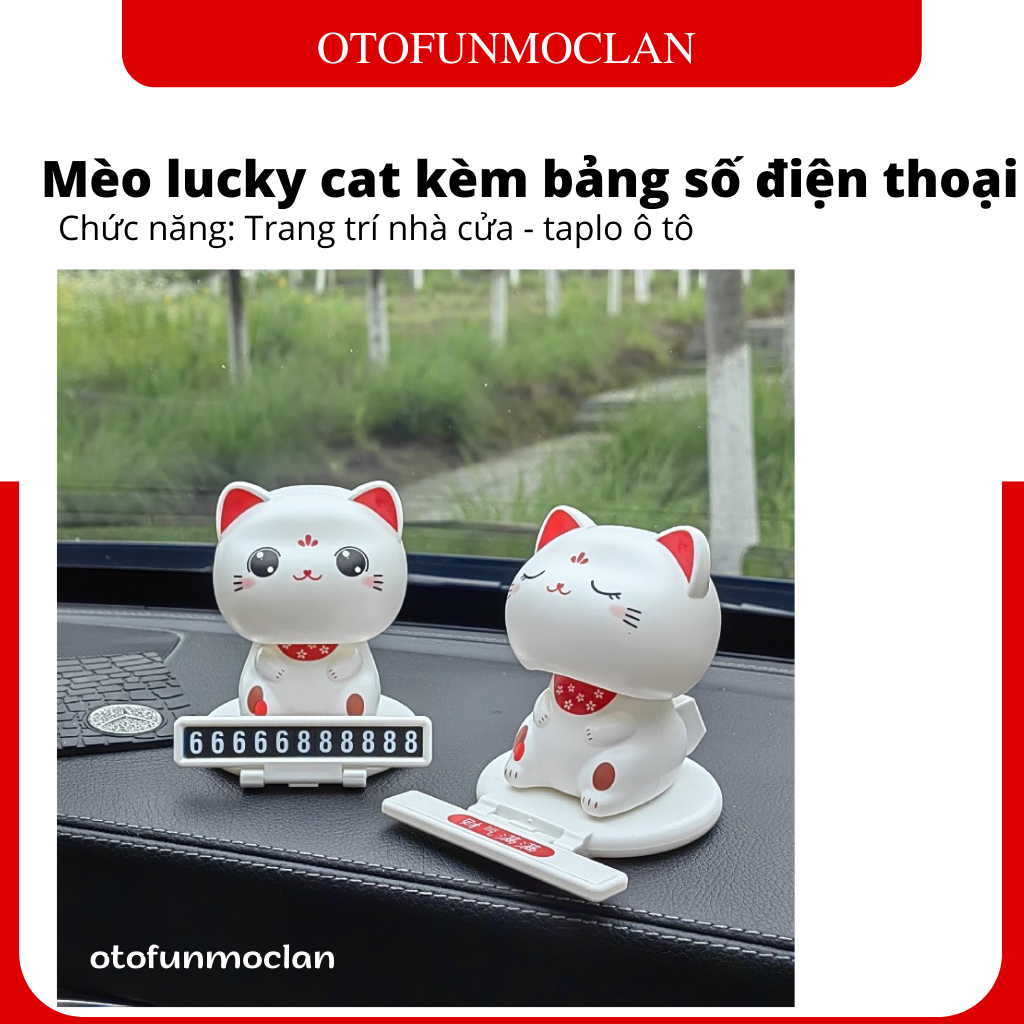 Mmluck Lucky Cat Dây đeo điện thoại, Dây buộc KeyChain Dây buộc điện thoại  mèo may mắn, Dây điện thoại di động Trang trí bằng gốm dễ thương Mèo may  mắn Mặt