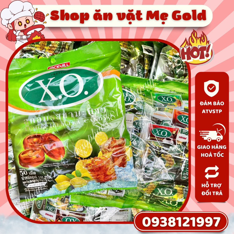 Kẹo x.o trà chanh jack&jill thái lan