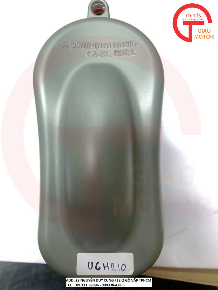 Chai sơn lót sơn xe máy Samurai UCH210 1 thành phần  Surfacer