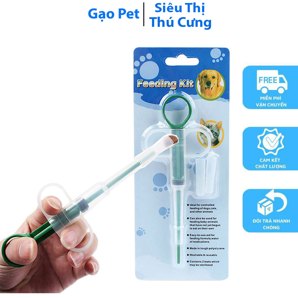 [Hoàn Tiền 10%] Dụng cụ kẹp hạt, bơm nước cho chó mèo