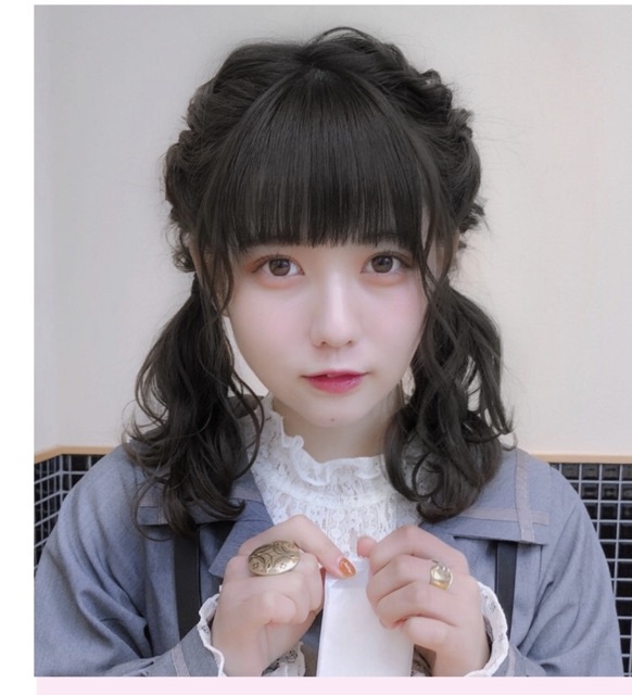 Mái thưa-Tóc giả mái thưa bát xoăn