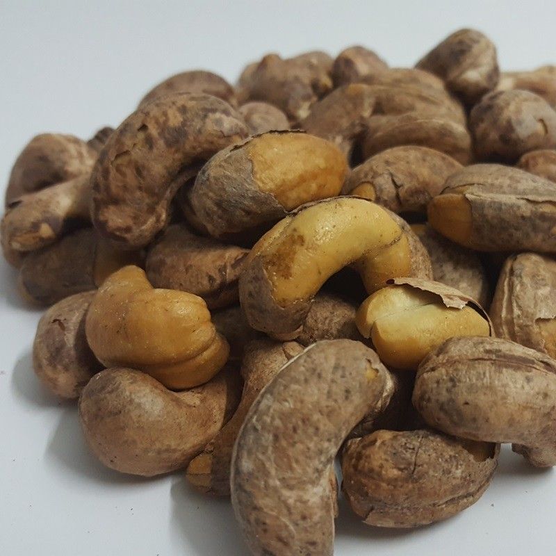Hạt Điều Rang Muối Vỏ Lụa Nguyên Hạt 500g LOẠI A