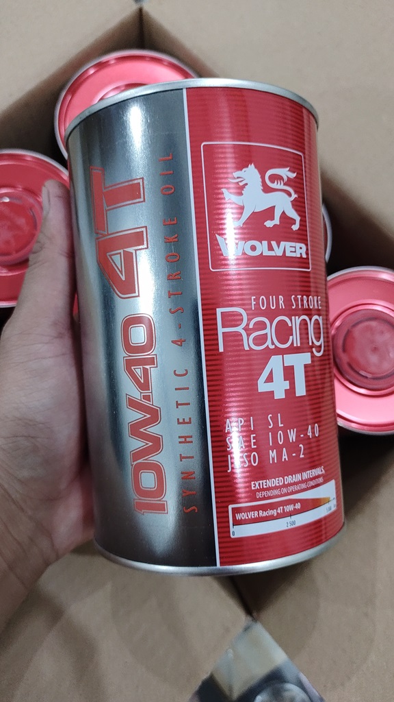 [CHÍNH HÃNG] NHỚT WOLVER RACING 4T 10W40 1L