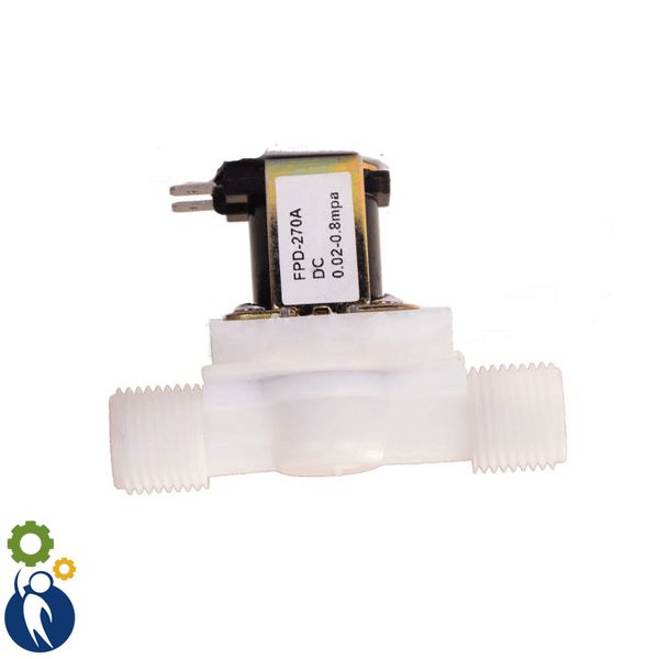Van Điện Từ 12V Phi 21 Không Áp Lực Nước Thường Đóng