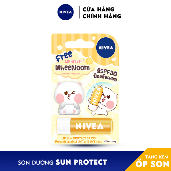 Son dưỡng môi chống nắng NIVEA LIP SUN PROTECT SPF30 kèm ỐP SON (4.8g) - 85133