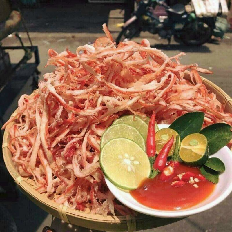 MỰC XÉ SỢI HẤP NƯỚC DỪA