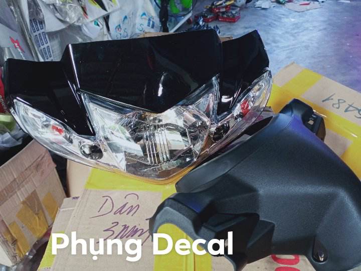 Ốp đầu Si hello thắng đùm(phanh cơ) lắp Sirius