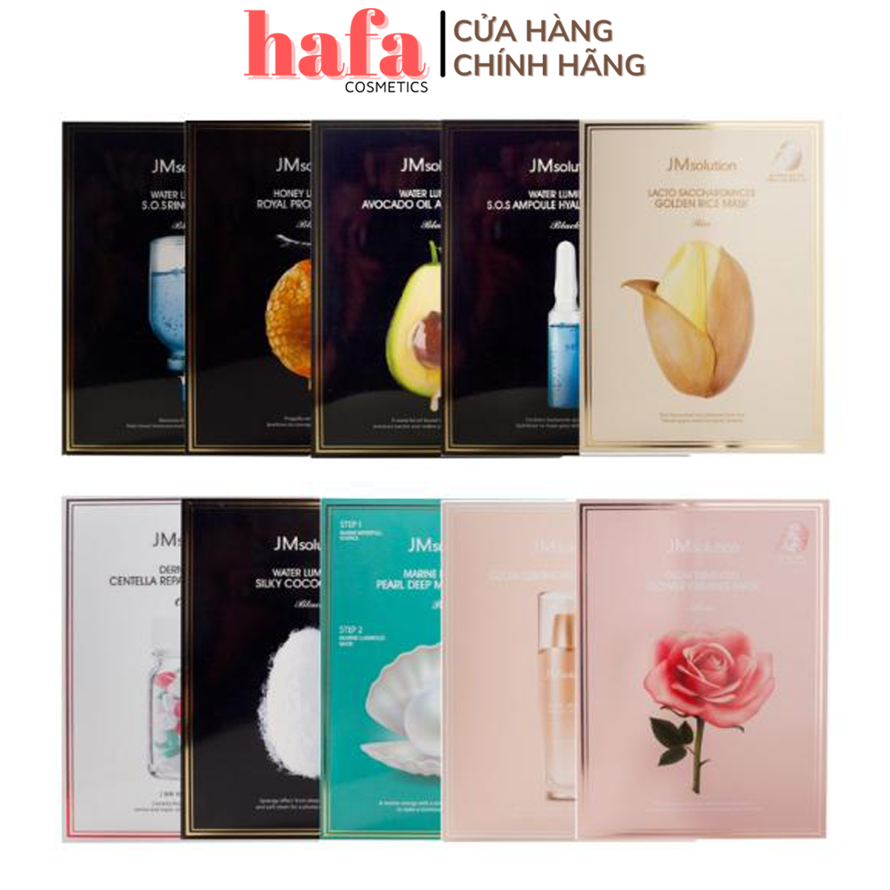 Mặt Nạ Giấy Chăm Sóc Da Toàn Diện Jmsolution Mask _ Jm Solution Chính Hãng