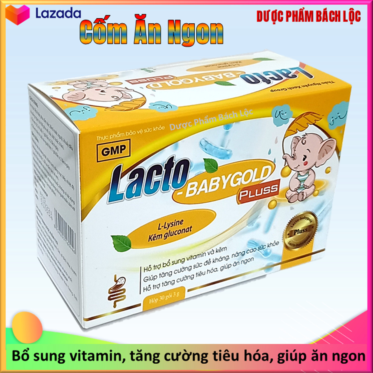 Cốm Ăn Ngon Lacto Baby Gold Pluss- Hỗ Trợ Bổ Sung Vitamin, Kẽm