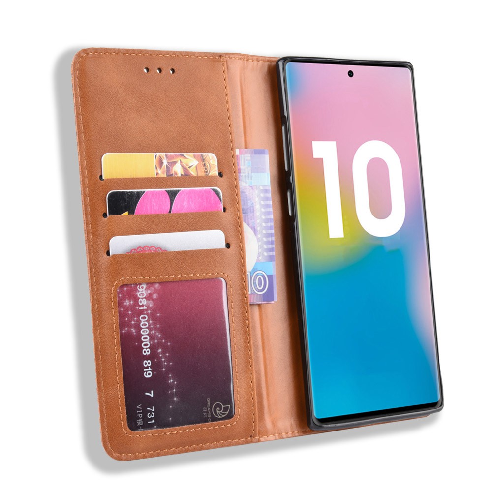 Bao da dạng ví Samsung Note 10 Plus Leather Luxury giá rẻ