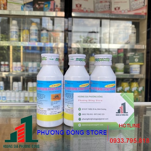 Thuốc diệt muỗi và côn trùng hiệu quả  Map Permethrin 50EC -  chai 100ml