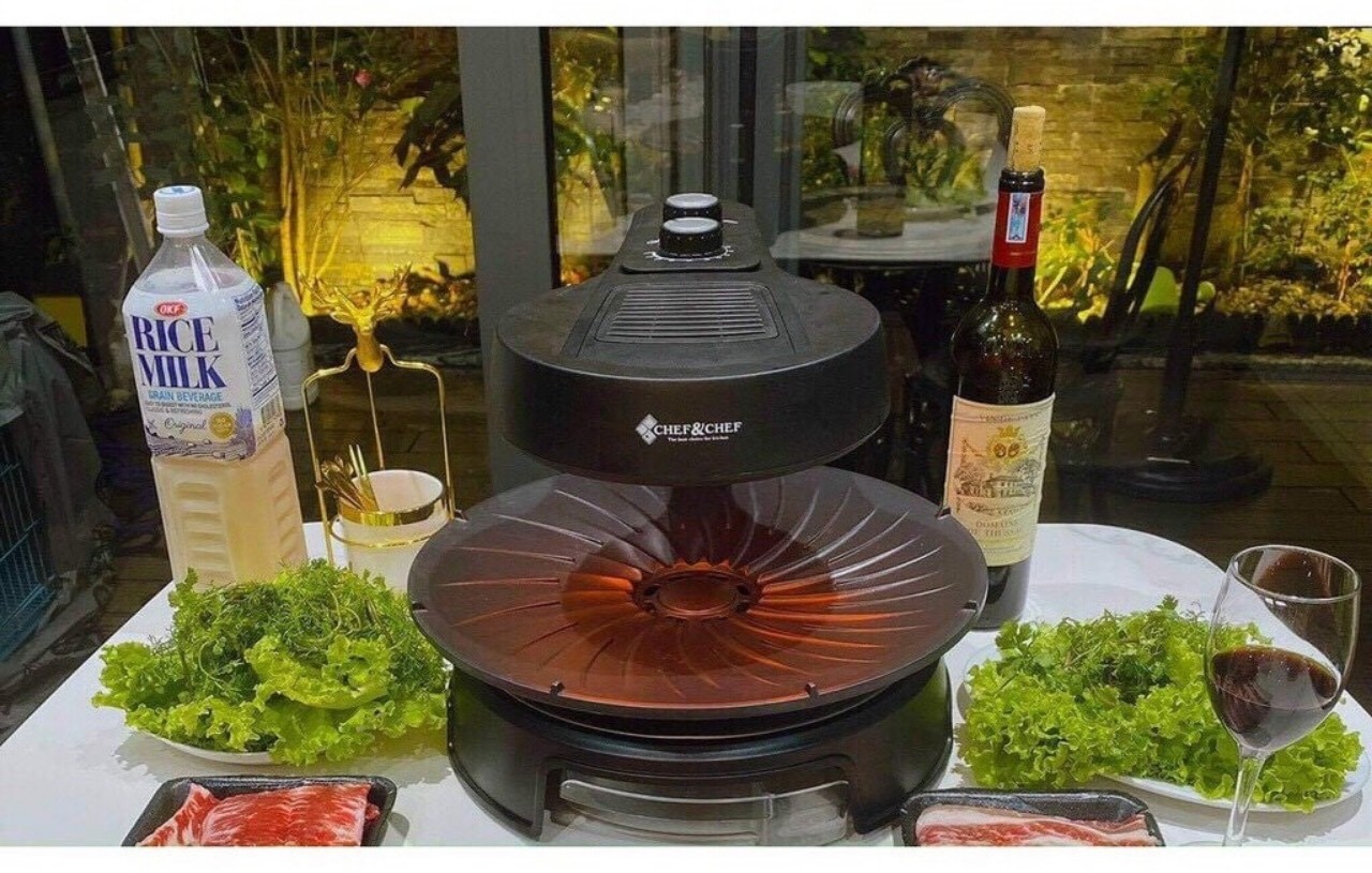 ❤BẾP NƯỚNG CHEF&CHEF BBQ HÚT KHÓI HÀN QUỐC