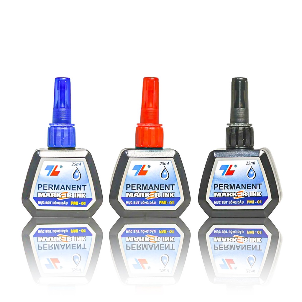 Mực bút lông dầu 25ml thiên long pmi-01