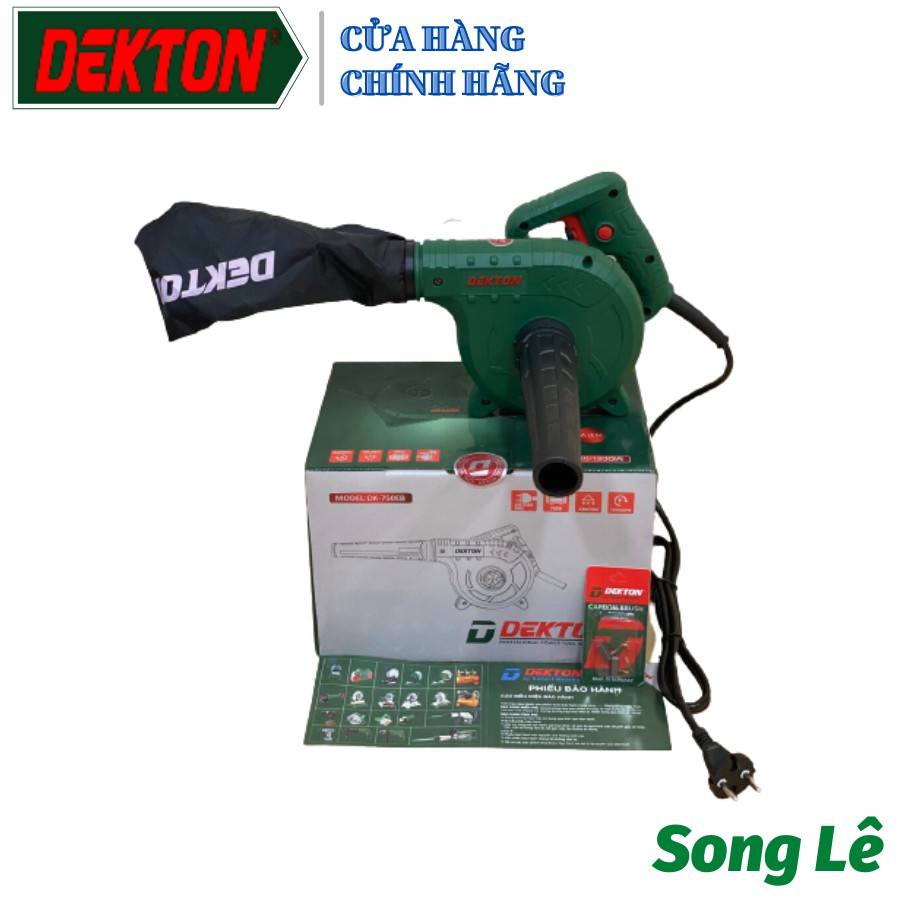 [SONG LÊ] [SONG LÊ]Máy thổi bụi Dekton DK-750EB - 750W - Đồng 100%