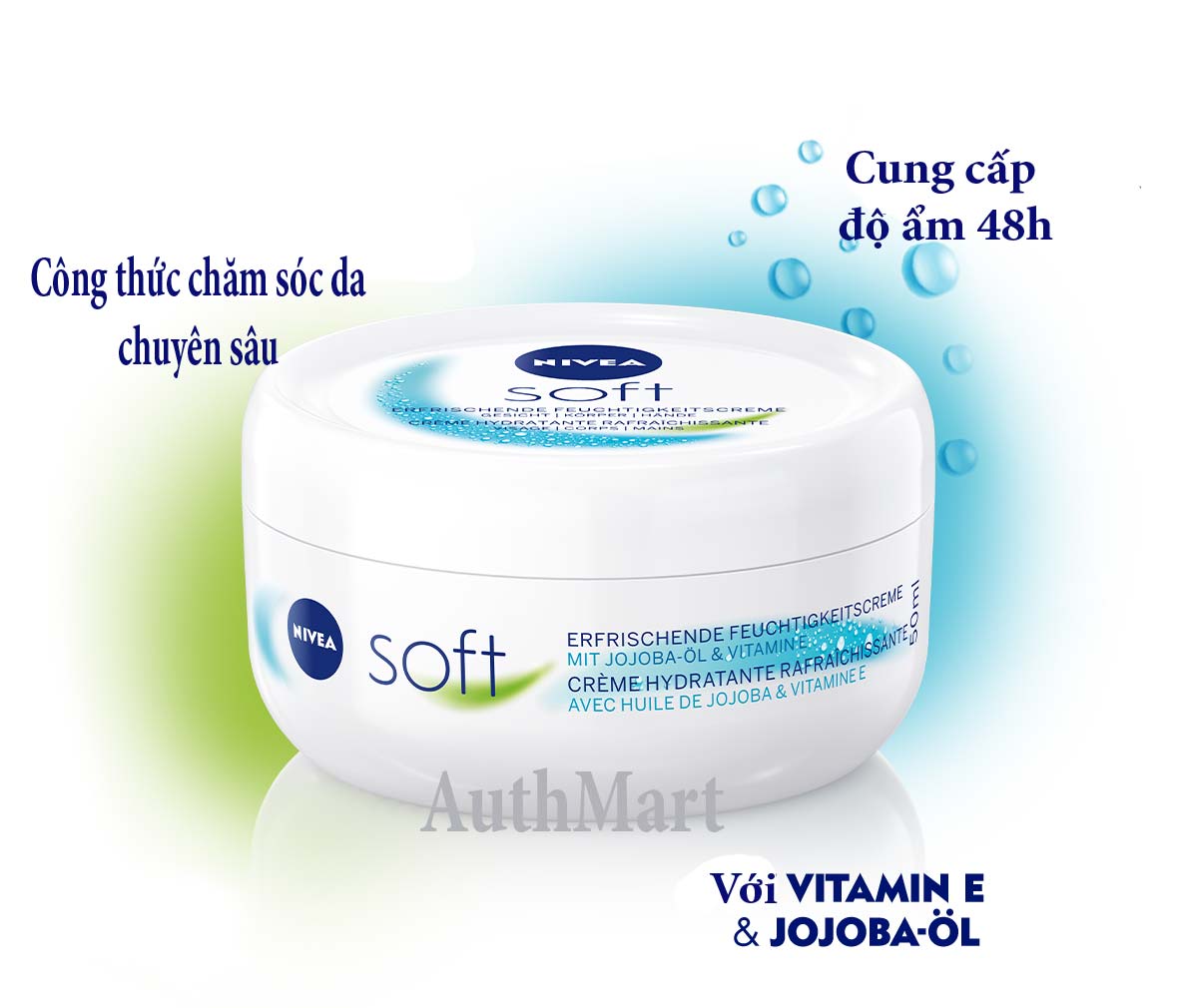 Kem Dưỡng Ẩm Nivea Soft 200ml
