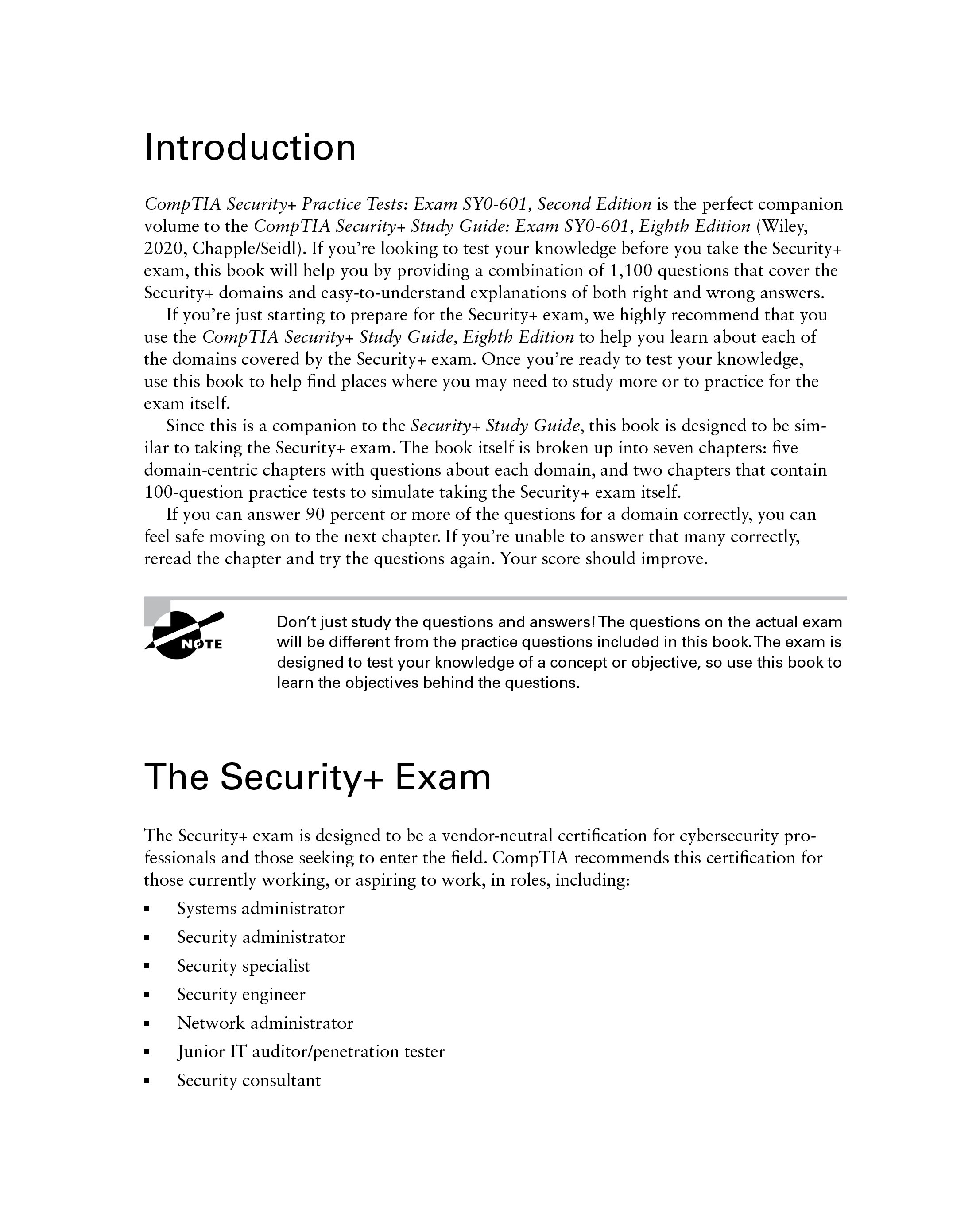 COMPTIA SECURITY+ PRACTICE TESTS