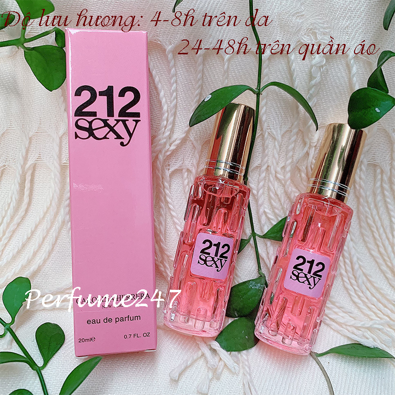 NƯỚC HOA NỮ 212 SEXY 20ML MINI THƠM LÂU