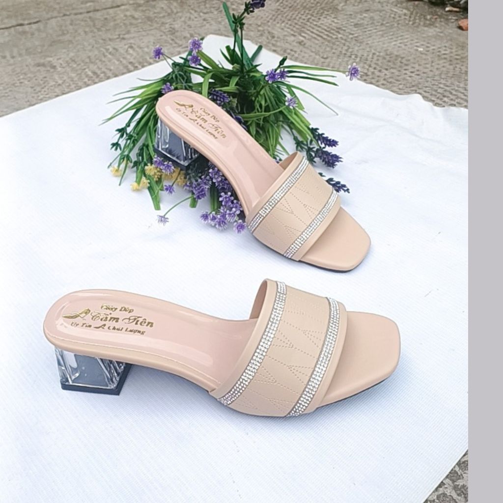 Giày sandal cao gót nữ siza nhỏ , size 33 đến 44 cẩm tiên gót 3cm,5cm, 7cm ,9cm quai ngang
