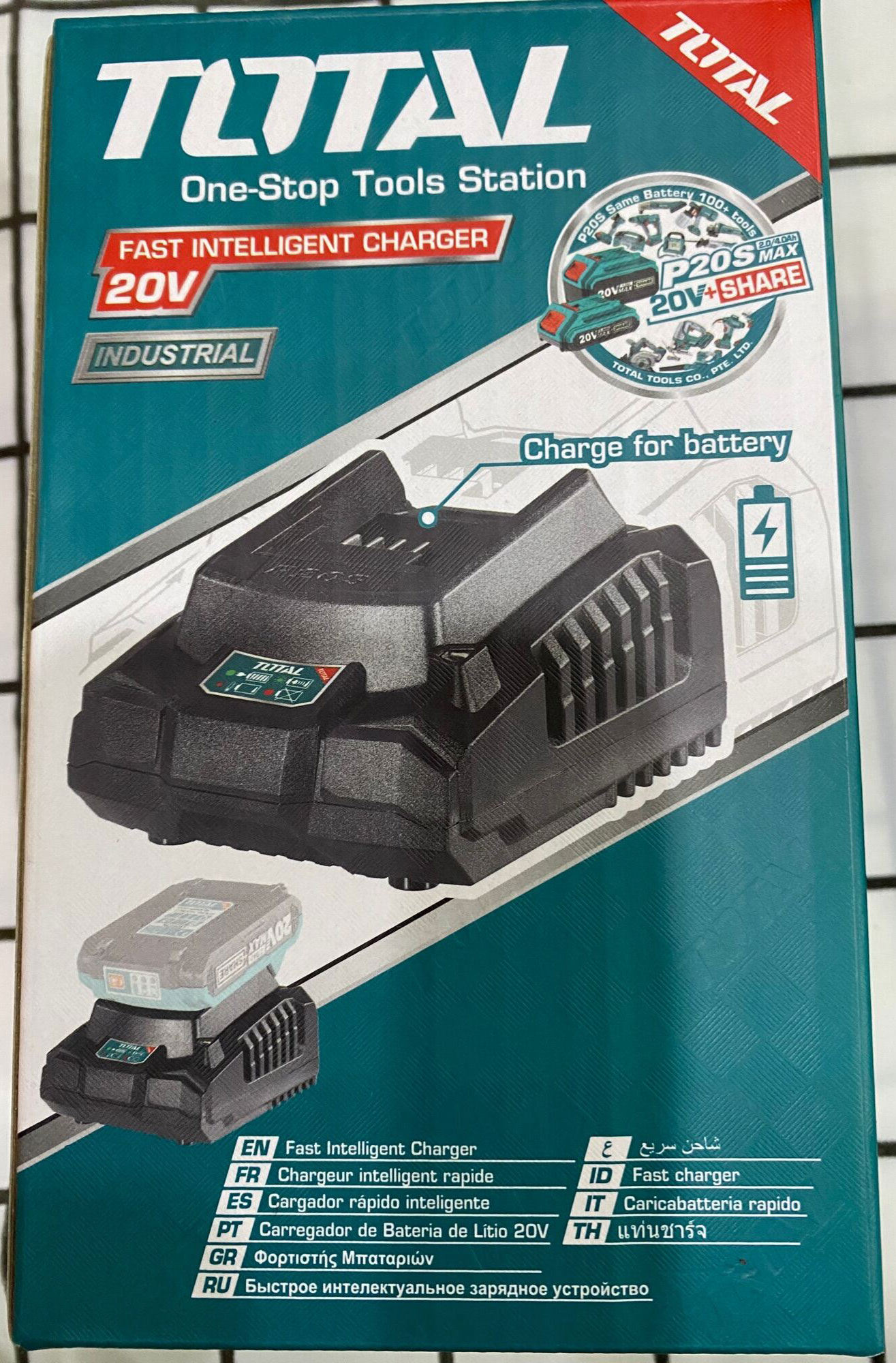 Đế sạc pin 20v Total TFCLI2001
