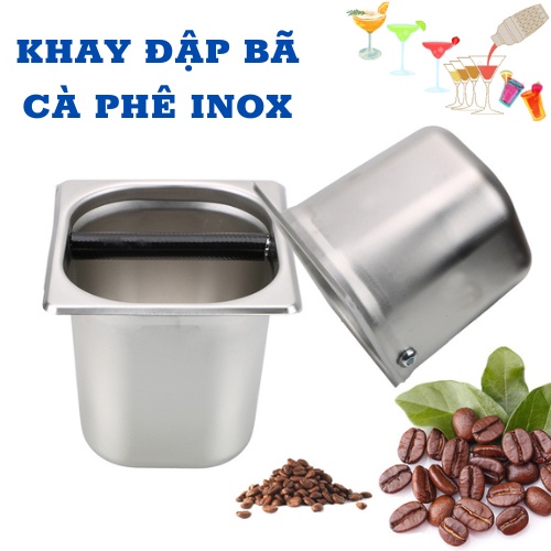 Khay Đập Bã Cà Phê - Hộp Đập Bã Cà Phê Pha Chế - Dụng Cụ Pha Chế