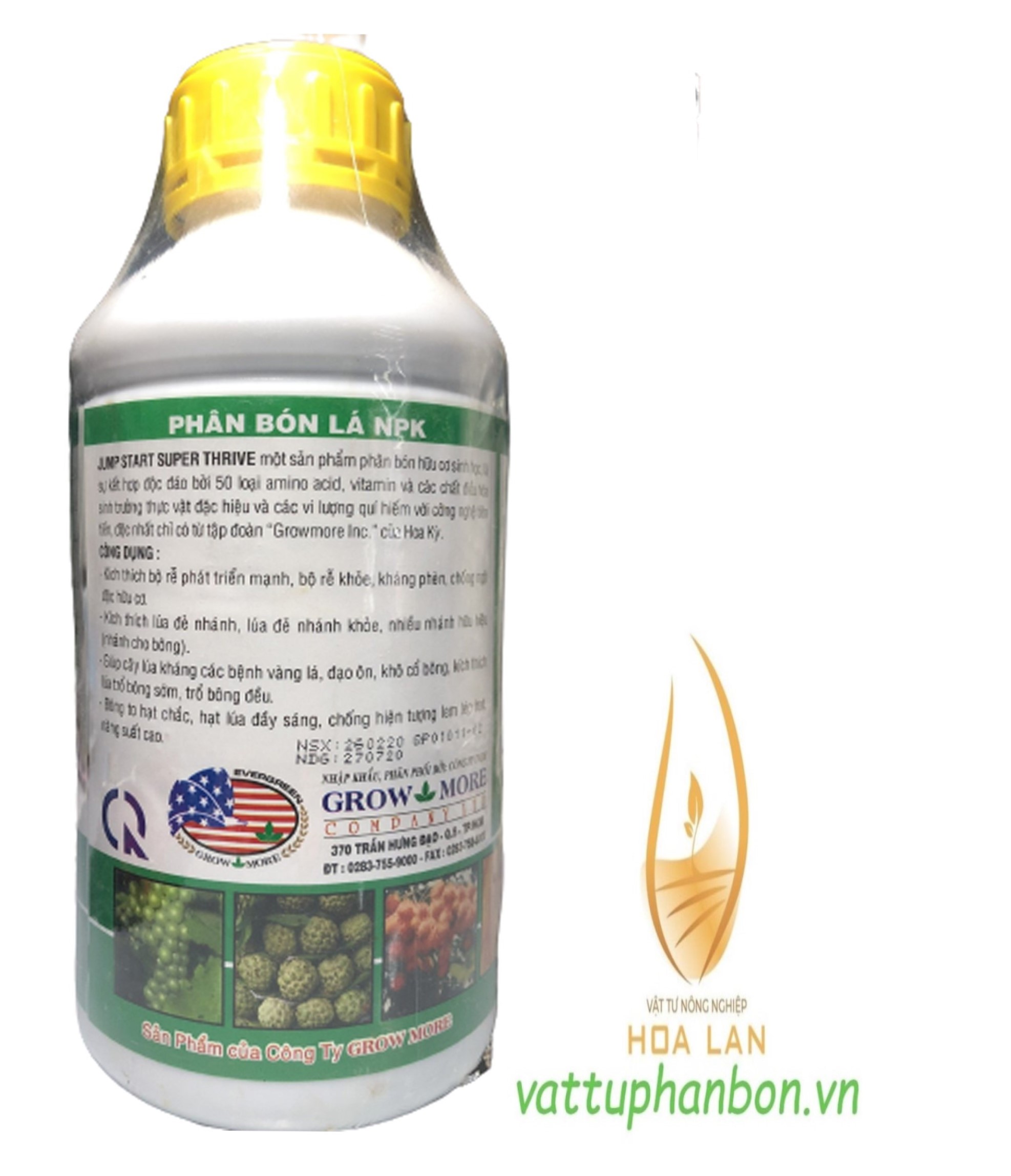 Phân Bón Lá Grow More Jump Start Super Thrive - #250A# 500ml