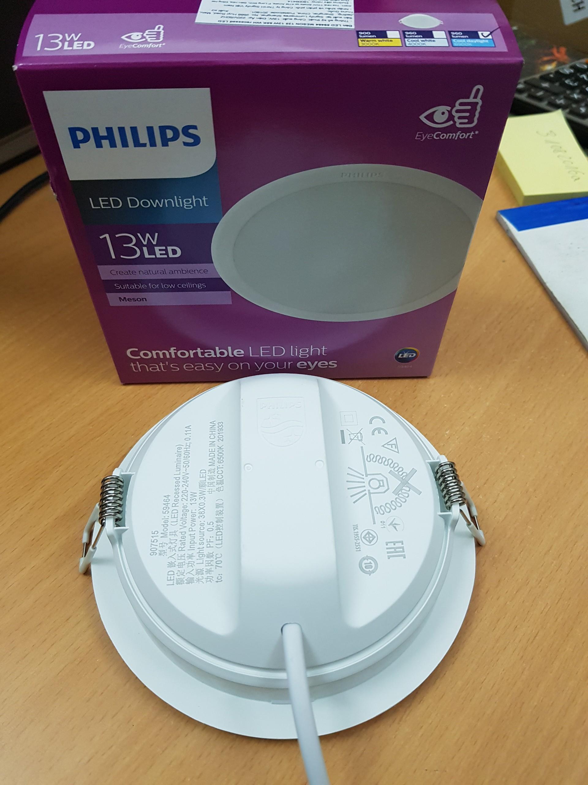 Đèn led philips 13w âm trần