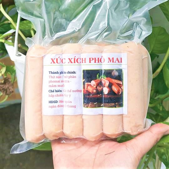Xúc Xích Phô Mai béo ngậy 500gr/gói (giao hỏa tốc 3H TPHCM)