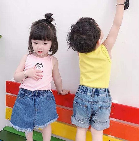 [HCM]Áo thun ba lỗ bé trai bé gái