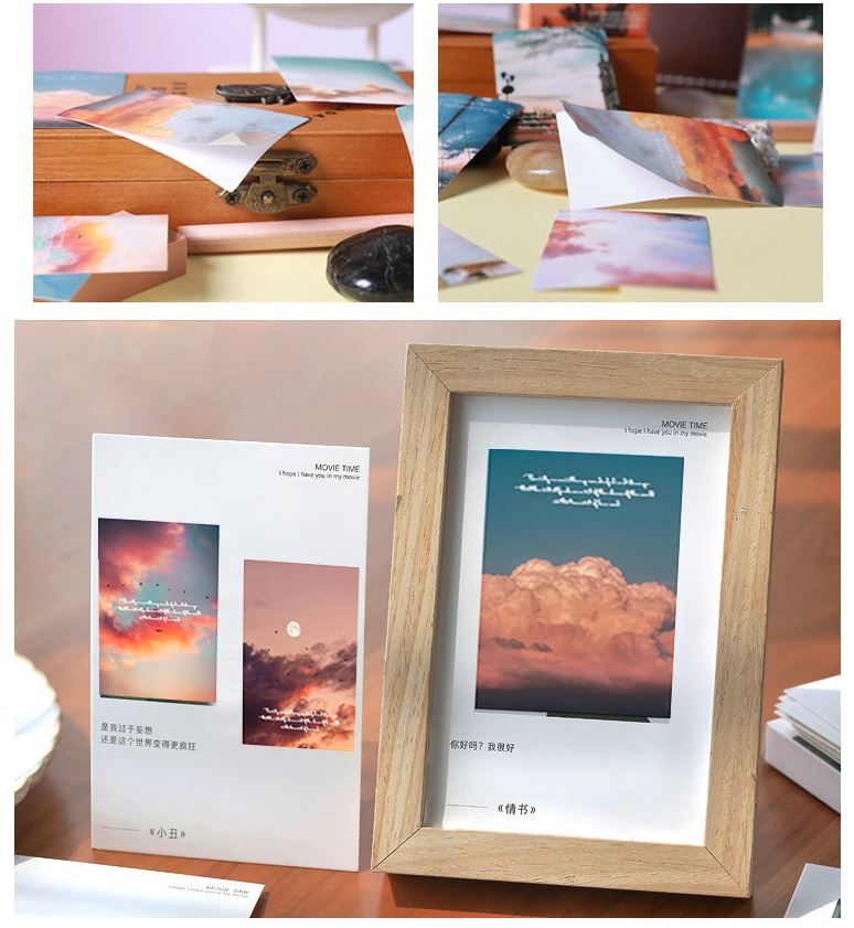 Bộ 30 Sticker Mây Trời Chill E127