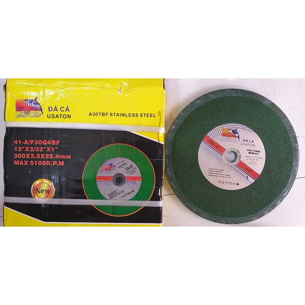 Đá cắt sắt 300mm ( 3 tấc), đá cắt sắt cá heo 300mm