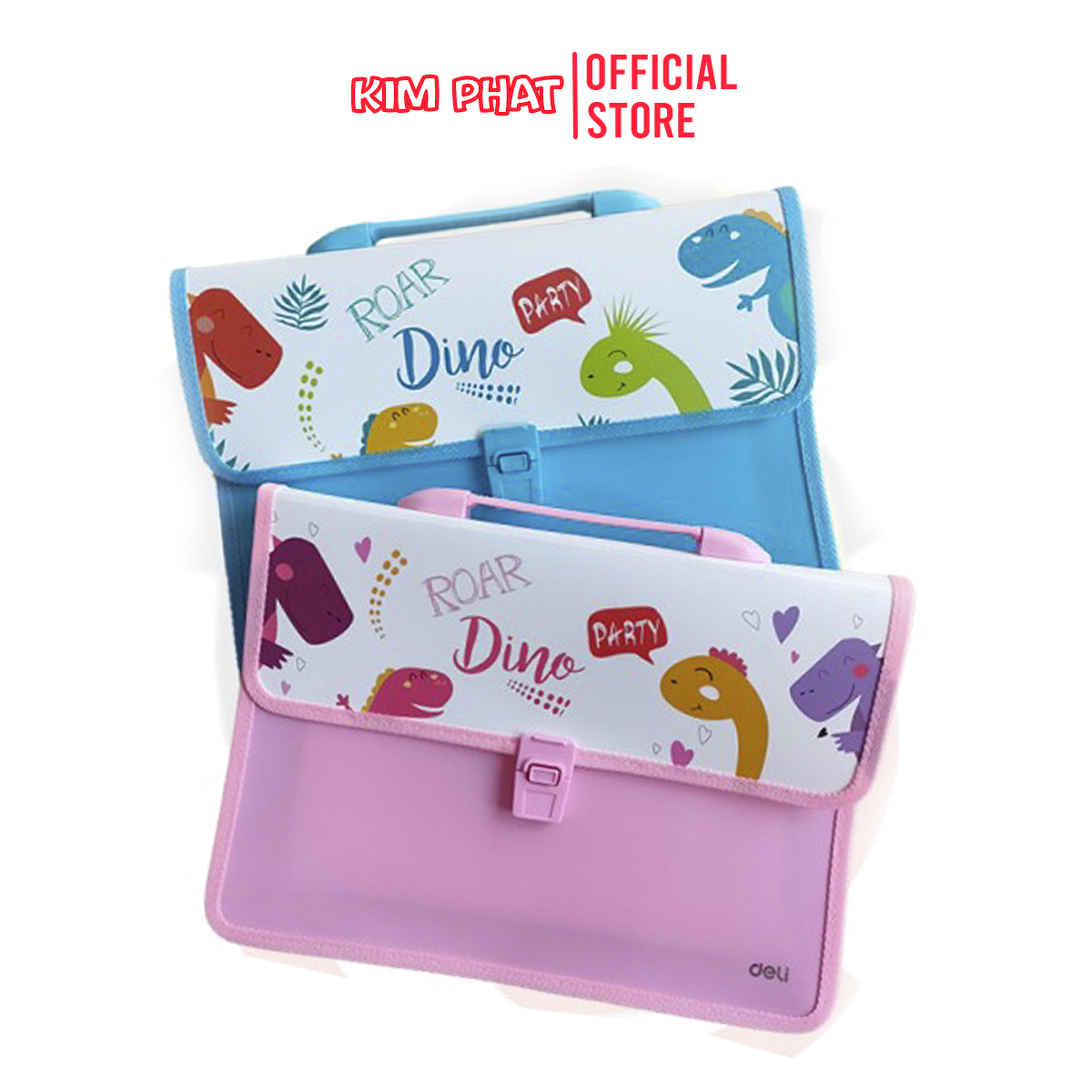 Cặp học sinh, Cặp học thêm hình Khủng Long DELI CF602