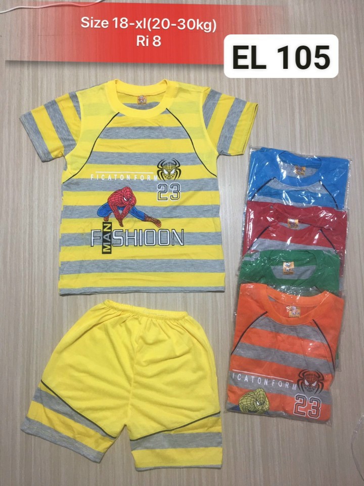 COM BO 3 BỘ ĐỒ THUN CHO BÉ TRAI TỪ 16-30KG