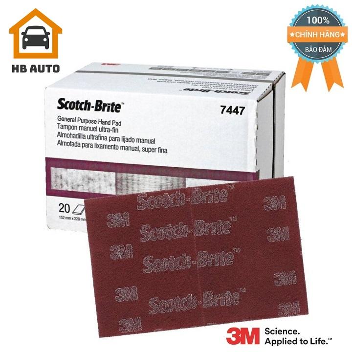 [FreeshipMAX] [HCM]Combo 10 Miếng Nhám Scotch Brite 3M 07447