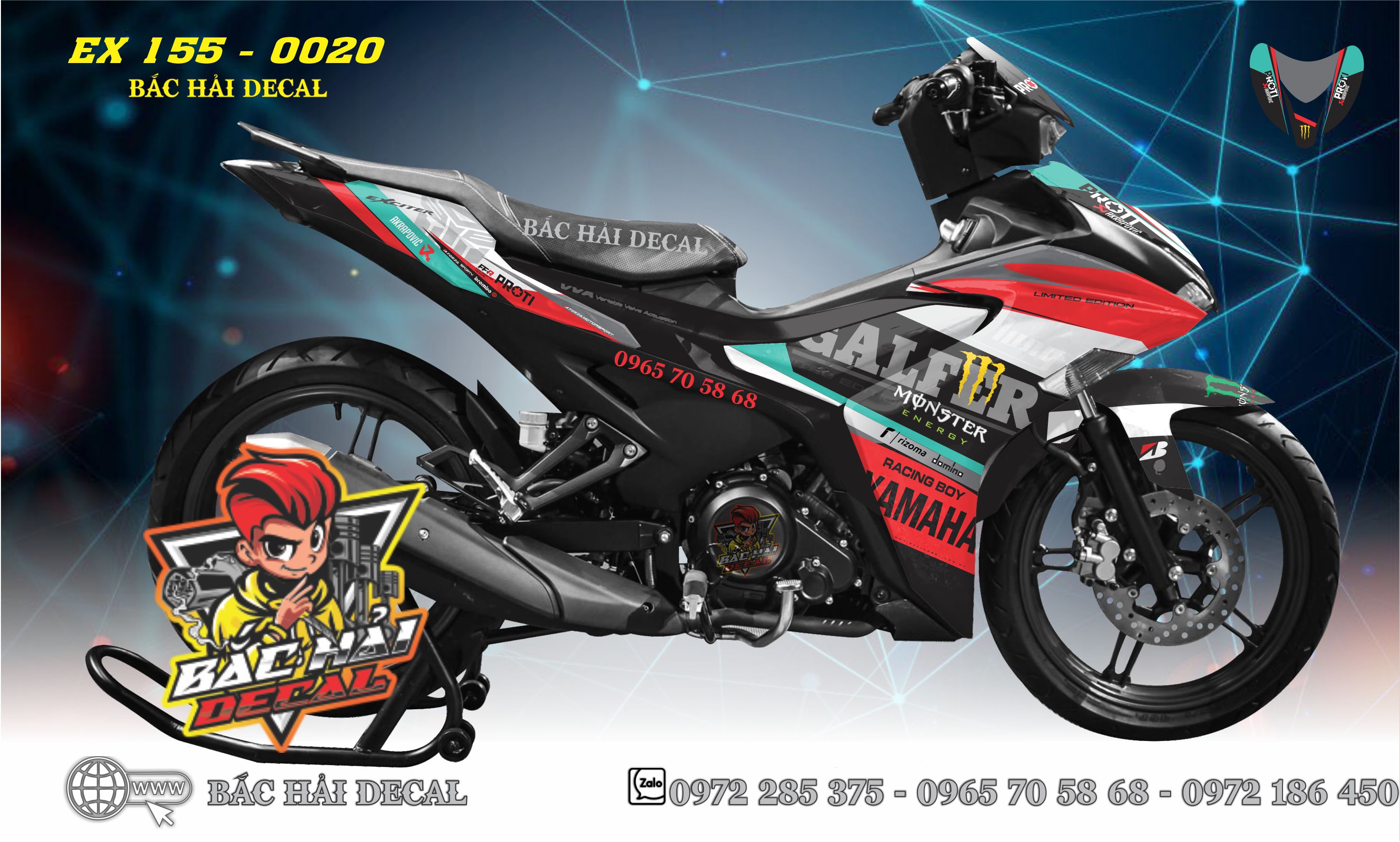 Tem trum xe ex 155