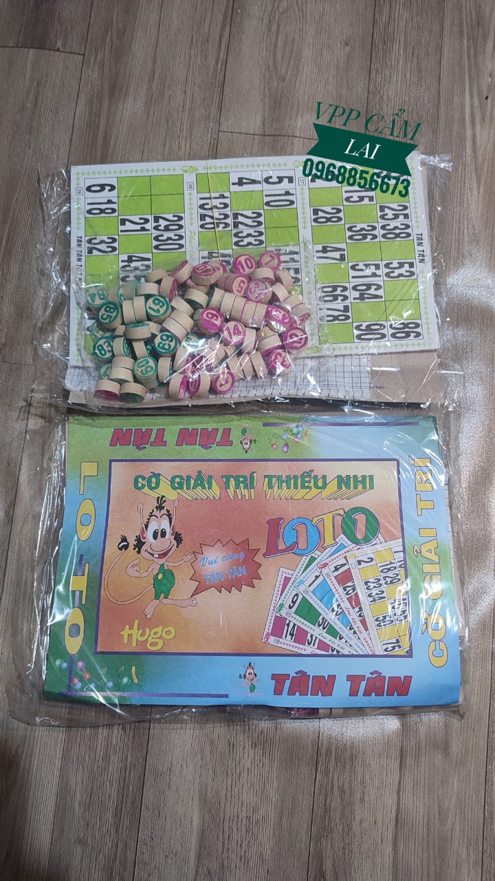 Bộ cờ Lô Tô giấy
