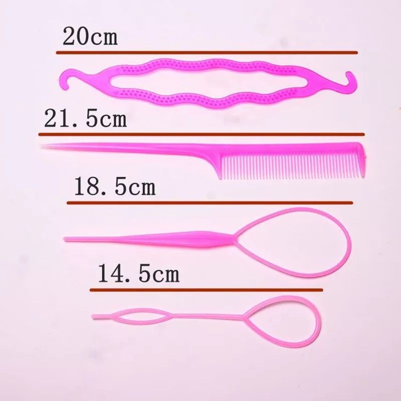 Bộ Dụng Cụ Làm Tóc 4 Món Tiện Lợi