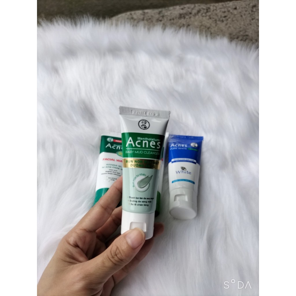 Combo 4 tuýp Kem rửa mặt Acnes 25g - Hàng Mẫu