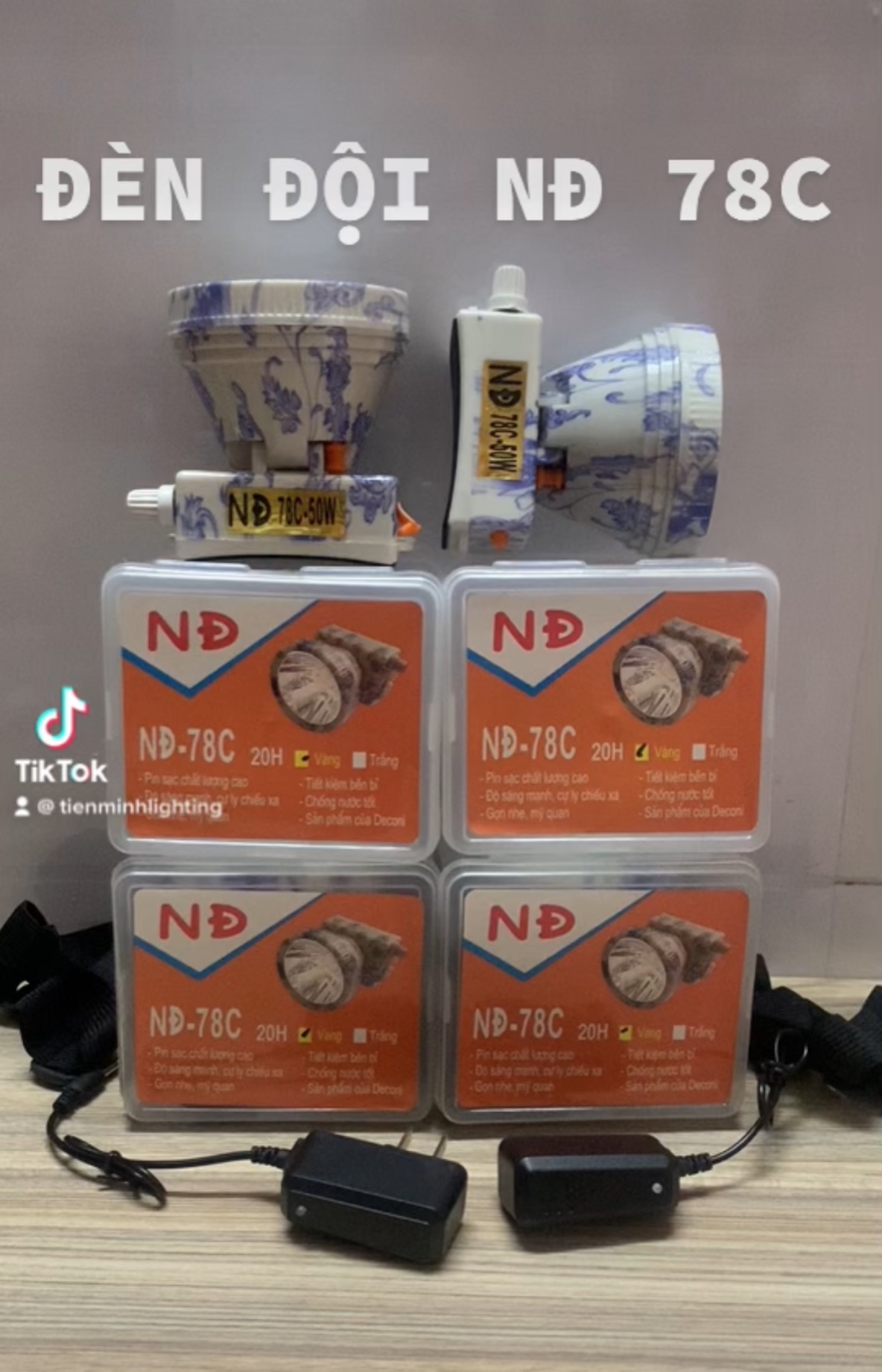 ĐÈN ĐỘI ĐẦU NĐ-78C - SIÊU SÁNG,
