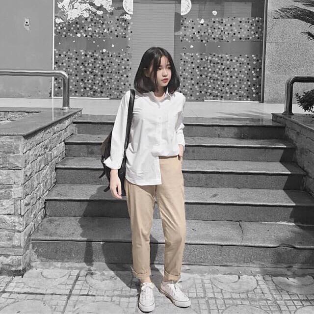 VIDEO THẬT - Quần kaki baggy basic pants chất liệu dày dặn cực chất