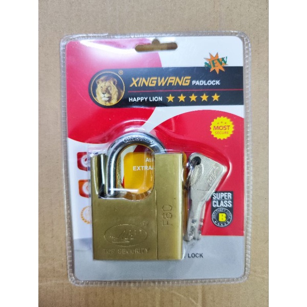 Ổ khoá zsolex 4 phân 6 phân màu vàng