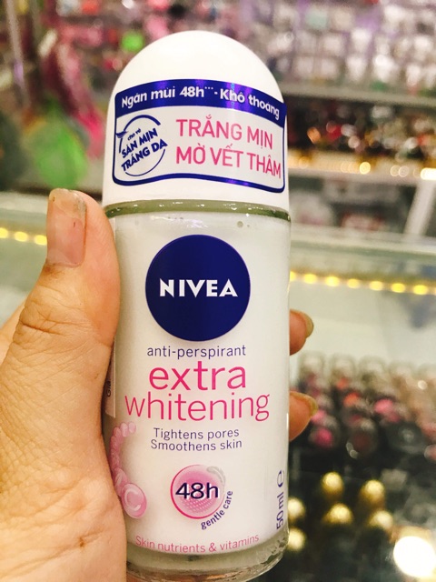 LĂN NGĂN MÙI NIVEA TRẮNG MỊN MỜ VẾT THÂM 50ML