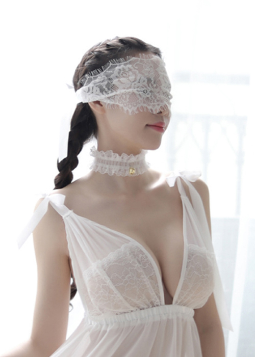 Mặt nạ che mắt dạng ren cosplay