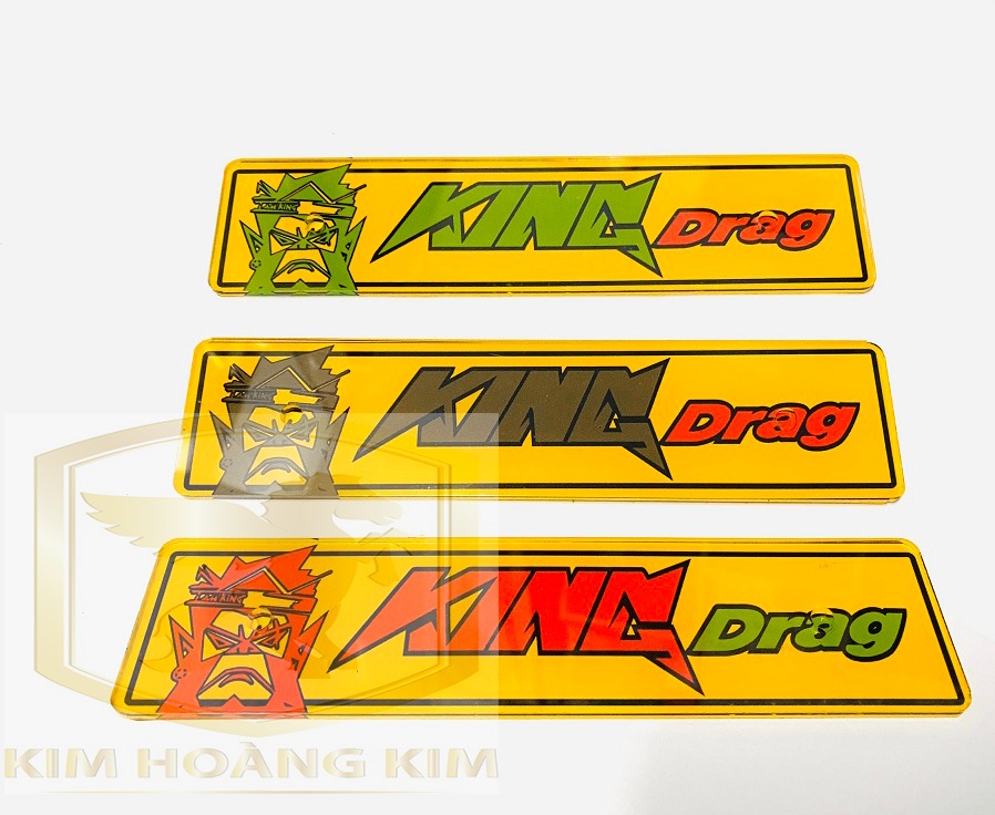 Bảng tên Thái KingDrag gắn mọi loại xe máy..tặng kèm pass gắn và ốc 001