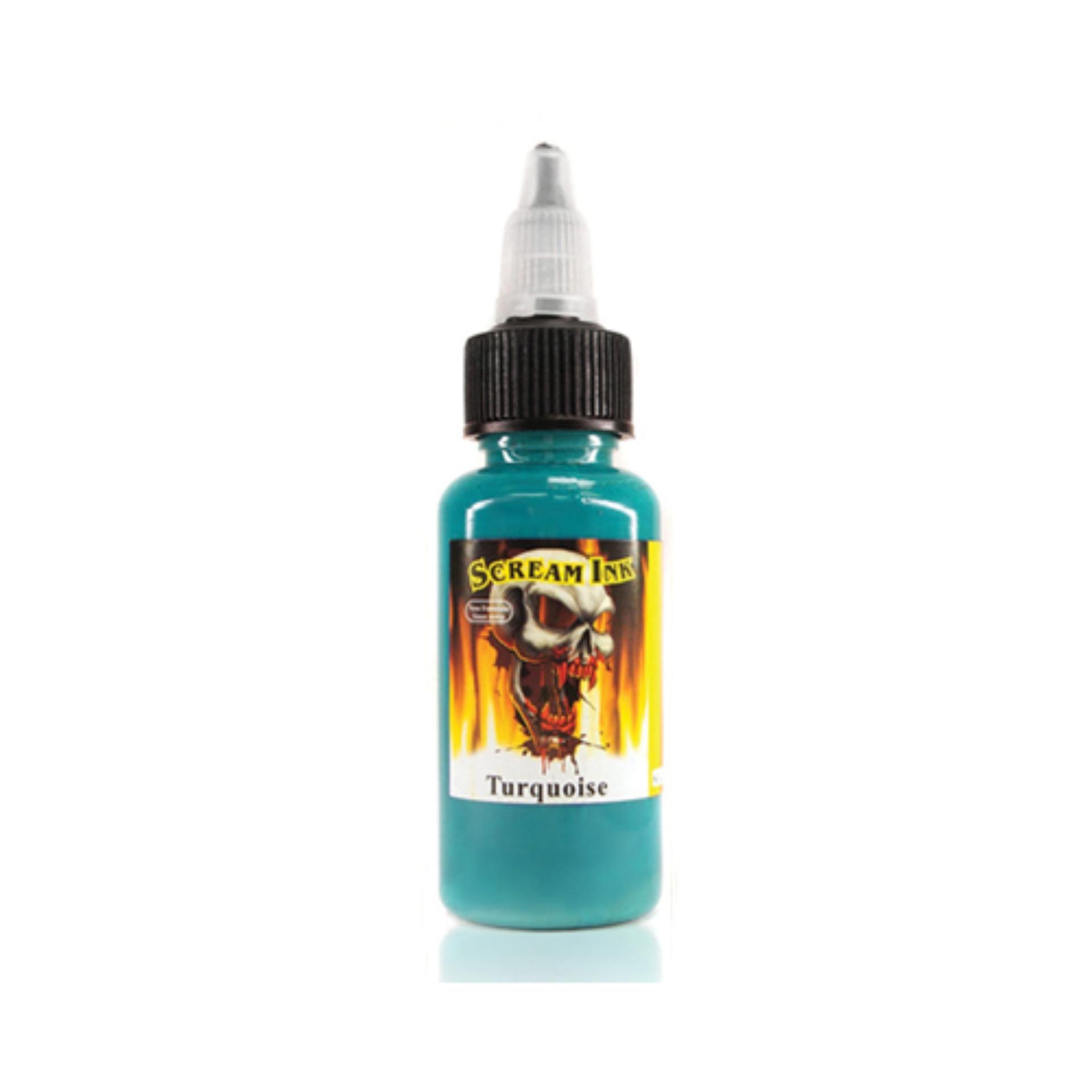 Mực xăm Scream Ink Turquoise 15ml (dành cho máy xăm, kim xăm, tattoo ink)