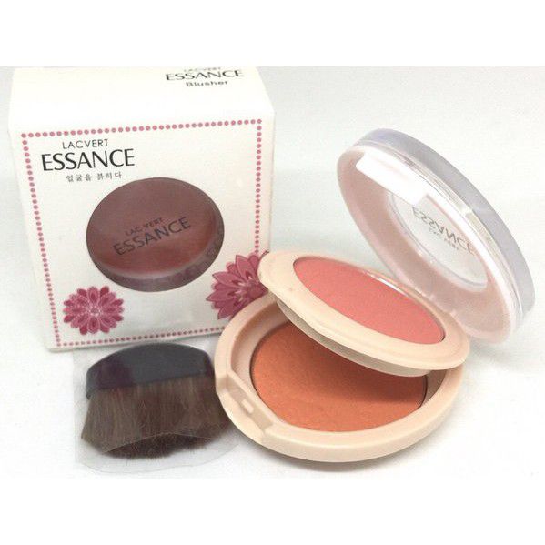 Phấn Má Hồng Lacvert Essance 2 tầng kèm cọ